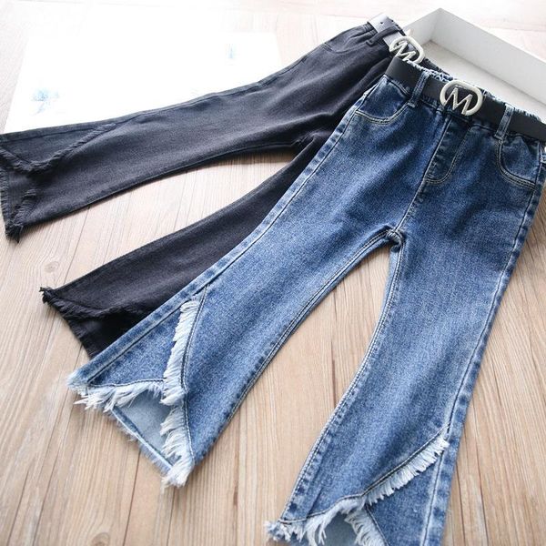 

trousers wholesale irregular jeans for girls in autumn 2021, Blue