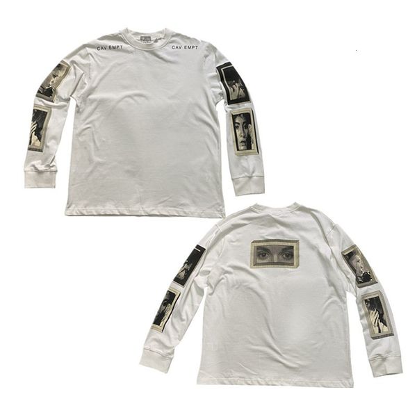 

20fw ce cavv empt female 1:1 vintage cavempt loose shirt st56, White