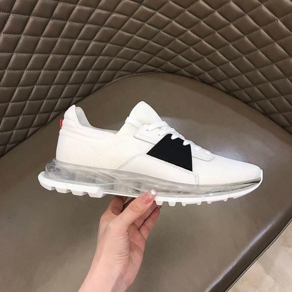 

2021 personality and fashion famous luxury designer men sneakers lace-up shoes with genuine leather casual designer shoes size 39-44, Black
