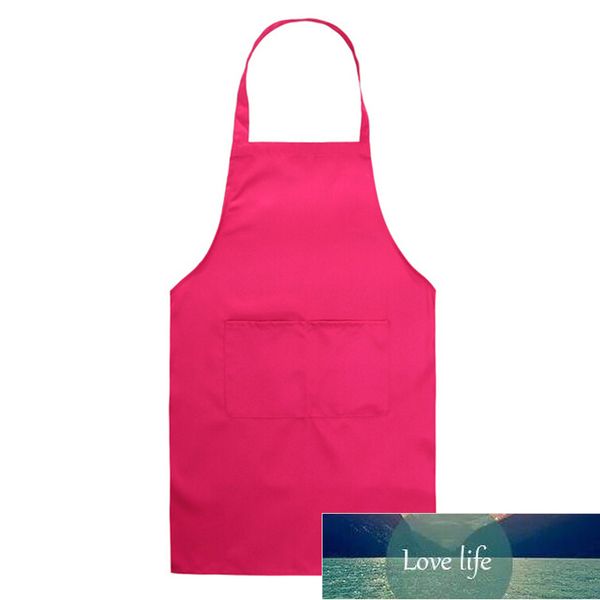 Neueste Polyester Kochküche Schürze Koch Koch Kellner Cafe Shop BBQ Friseur wasserdichte ausgelöste ölfeste Bib Factory Price Experte Design Qualitätsqualität