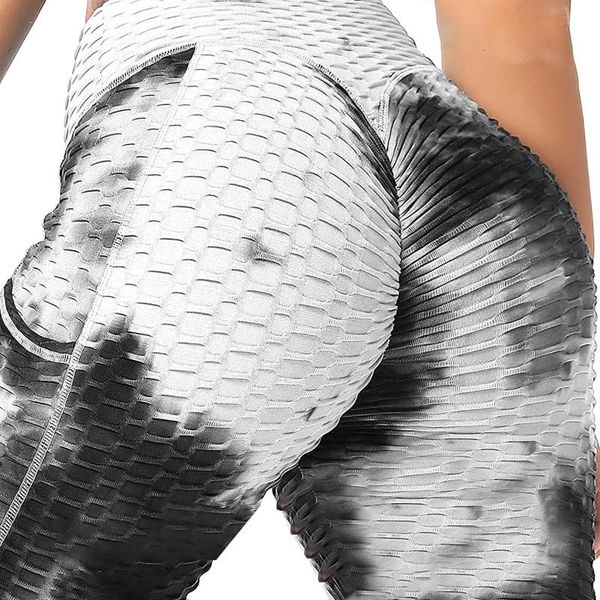 

print grid tights yoga pants women seamless high waist leggings breathable gym fitness push up clothing girl yoga pant, White;red