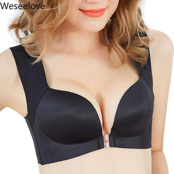 Weeseelove Kadınlar Sutyen Jantlar Hareketi Olmadan Uyku Iç Çamaşırı Artı Boyutu Soutien Gorge Ince Güzellik Geri Toplanan Kağıt Spor Sutyeni X04 210623