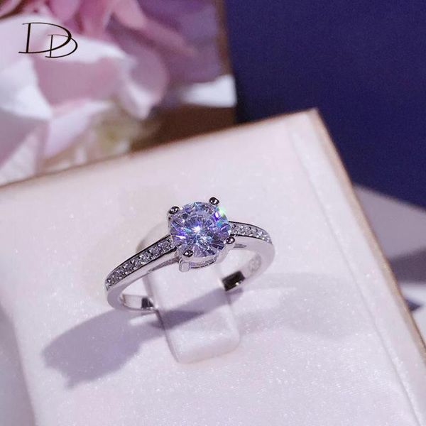 

cluster rings dodo wedding for women accessories cubic zirconia bridal anelli trendy engagement jewellery anillos bijoux femme, Golden;silver