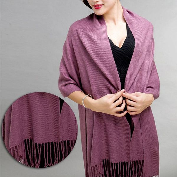 

Luxury Winter Scarf Thicker Women Wool Cashmere Scarves Neck Head Warm Hijabs Lady Shawls And Wraps, Blue;gray