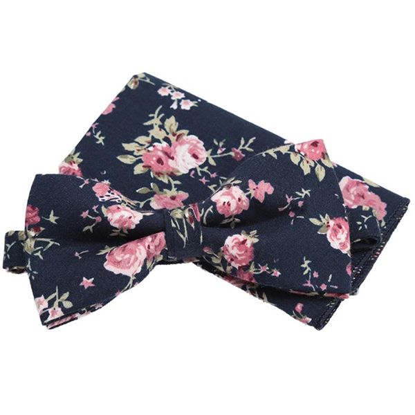 

neck ties men's bowtie handkerchief set flower cravat fashion wedding party cotton bow tie for men butterfly necktie shirt accessories, Blue;purple