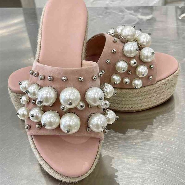 

ollymurs slippers women's outer wear fashion flats sandals kid suede classic fisherman shoes summer flip-flops mule, Black