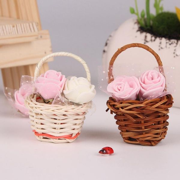 

storage baskets simulate fruit rattan box for picnic basket organizer handmade mini plastic weaving craft decor