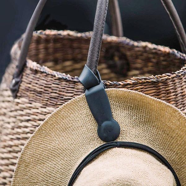 

bucket hat 2021 clip fisherman's straw storage magnetic hook, Blue;gray