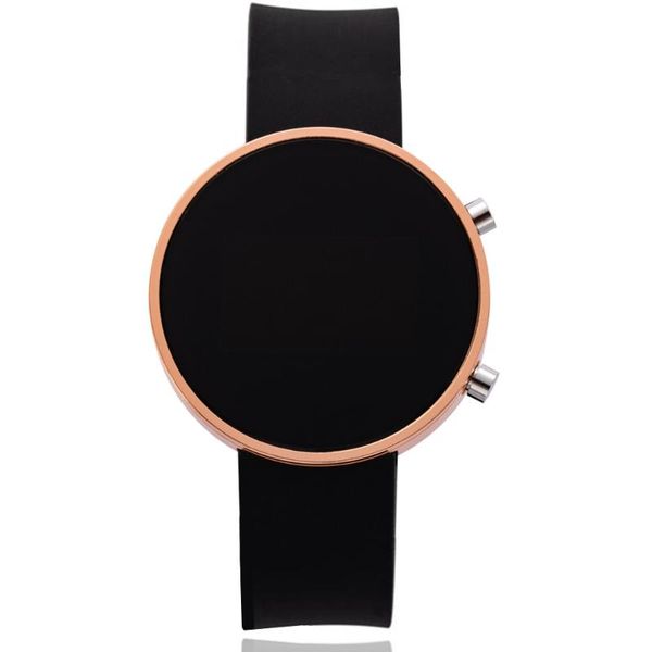 

wristwatches digital men's watch 2021 electronic wrist led watches for boys sport alarm clock zegarek bracelet femme, Slivery;brown