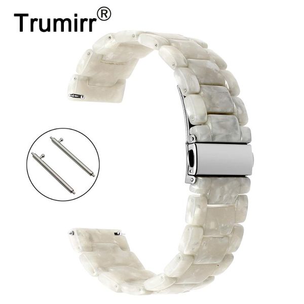 

watch bands 20mm 22mm quick release resin watchband for jacques lemans frederique constant band stainless steel buckle strap, Black;brown