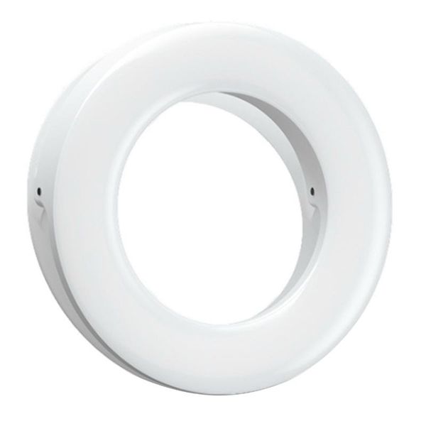

selfie ring light with 40 leds, rechargeable selfie light with retaining clip on for cell phone, lap,pgraphy