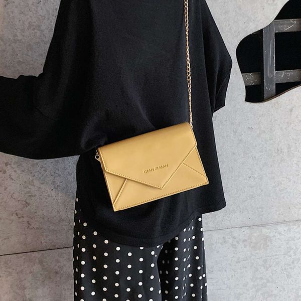 

hbp fashion women's new summer 2021 girl's simple small square bag chain