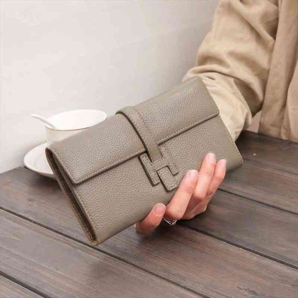 

leather wallet womens long large capacity lychee grain hand bag wallets for women, Red;black