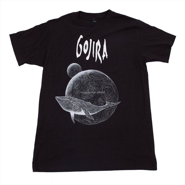 

gojira flying whale large mens "short sleeves fashion drop, White;black