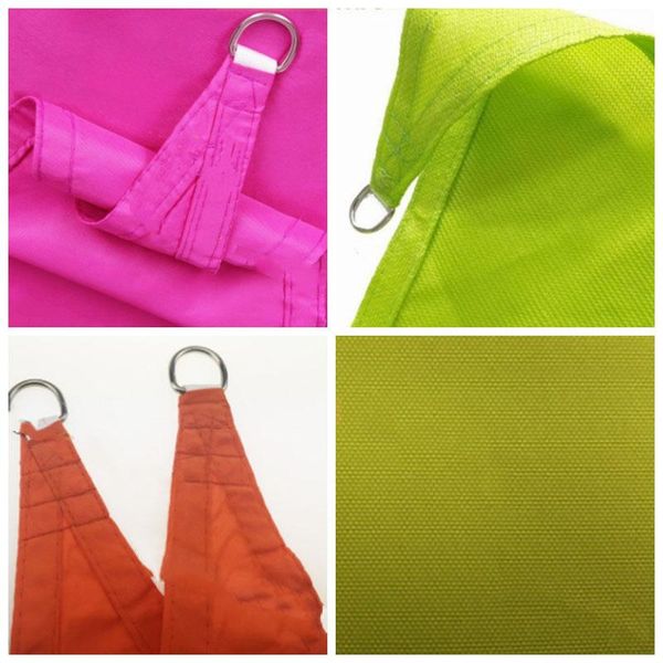 

shade 3.6x3.6x3.6mtriangle polyester fiber sunblock yard sun cloth outerdoor picnic park guard room window awning anti-water