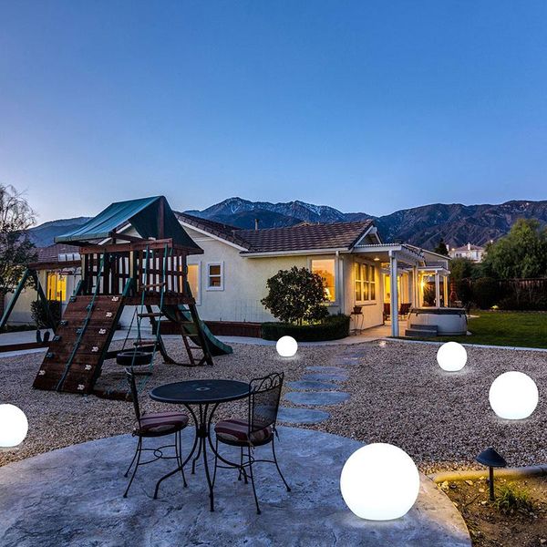 

outdoor led bright garden ball lights rechargeable outdoor lawn lamp waterproof holiday home garden decoration lighting