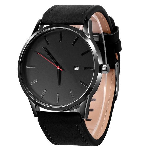 

wristwatches men's watches fashion leather quartz watch men casual sports male wristwatch masculino time limited promotion, Slivery;brown