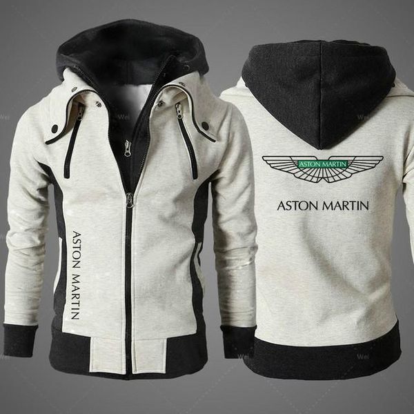

men's hoodies & sweatshirts 2021 men aston sweatshirt clothing casual male jacket fleece warm quality sport wear harajuku man outwear, Black