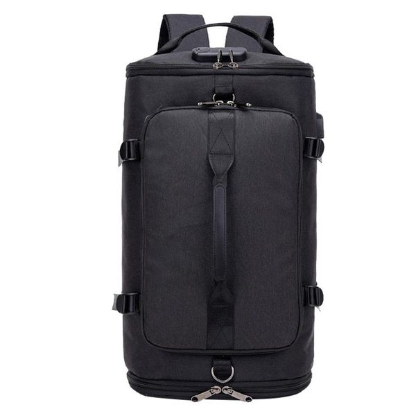 

backpack business outdoor travel big capacity fashion usb charging smart bag anti-theft package for men