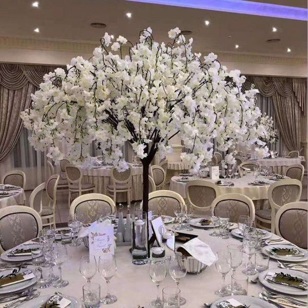 Искусственные Цветы Вишневое дерево Симуляторное растение Главная декор Гостиная Отель Свадебное украшение Сакура