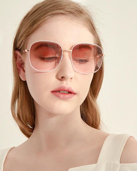 

fashion sunglasses frames glasses 3451 big face frame lady full beach, Black