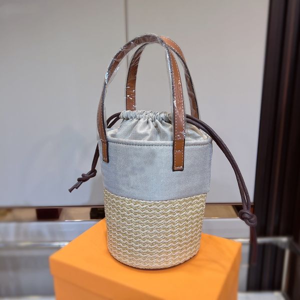 

2022 mini bucket bag luxury designer diagonal shoulder bag simple versatile handbag