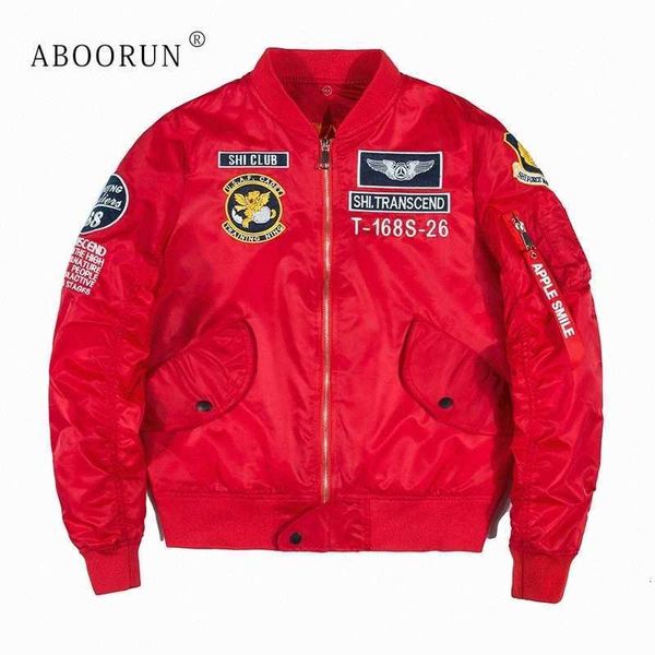 

dropshipping suppliers usa aboorun new us bomber jacket mens embroidery jacket fashion baseball coat for couples yc1046 mb1s#, Black;brown