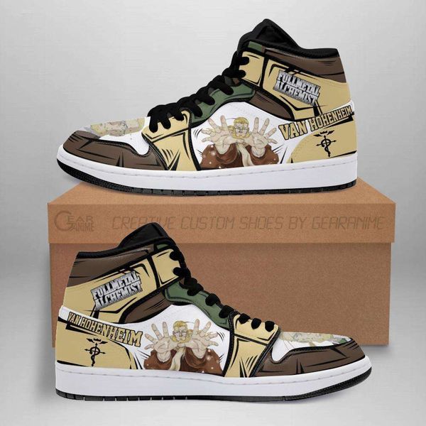 

customization van hohenheim metal alchemist sneakers anime custom shoes 7yj2