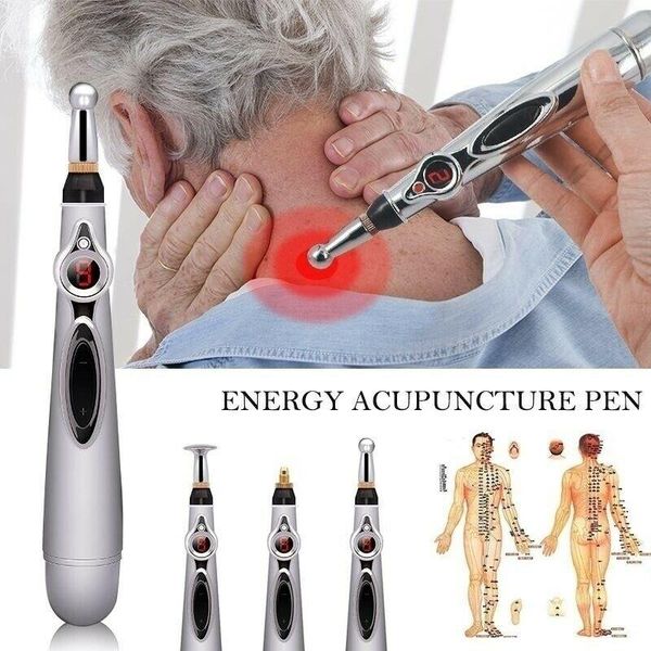 

full body massager healthy electronic acupuncture pen electric meridians laser therapy heal massage meridian energy relief pain tools