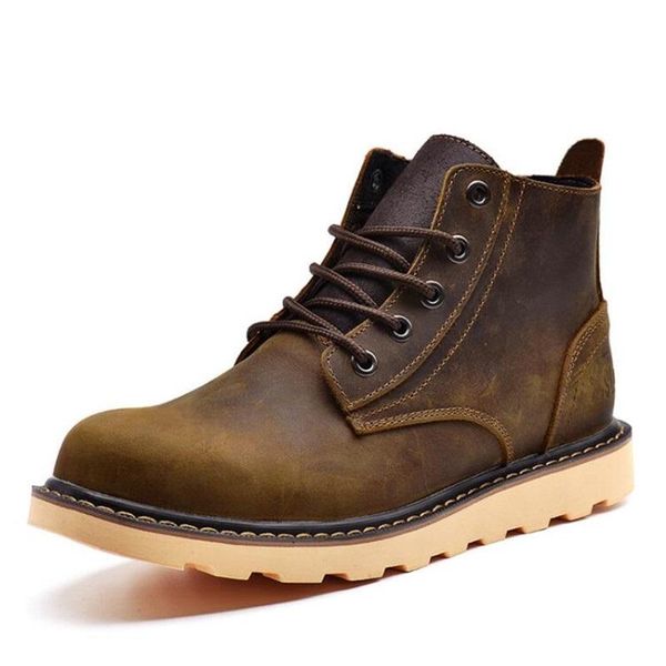

boots women's genuine leather fashion woman leisure autumn winter women ankle bots, Black