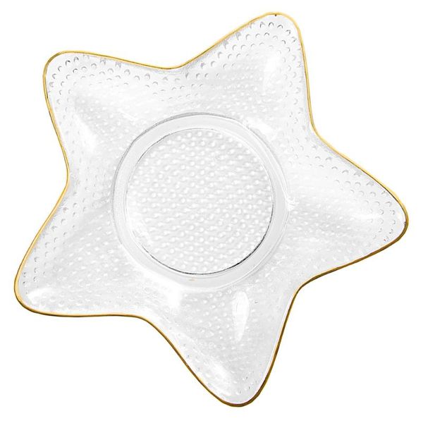 

dishes & plates 1pc home sea star shape candy plate storage for el (golden)