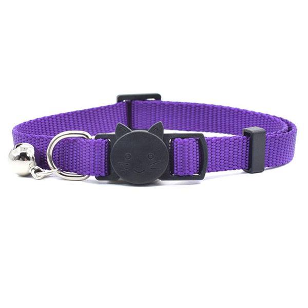 

cat collars & leads collar with bell safety buckle kitten small dogs cats adjustable nylon pet supplies ali88