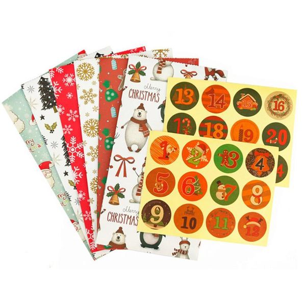 

gift wrap 1 set paper practical decorative creative food wrapping bag christmas