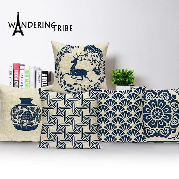 

cushion/decorative pillow cushion cover geometric custom decorative cushions chinoiserie pillowcase covers