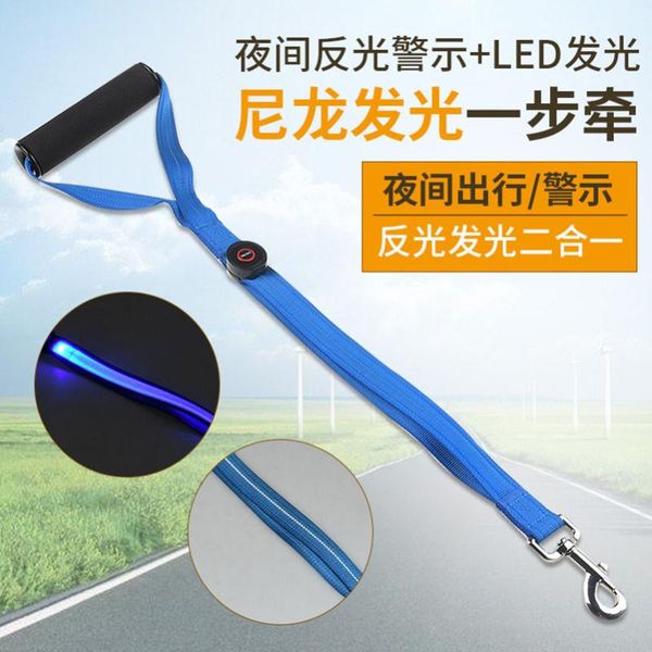

dog collars & leashes luxury led bulb pet cat products leads traction rope goods