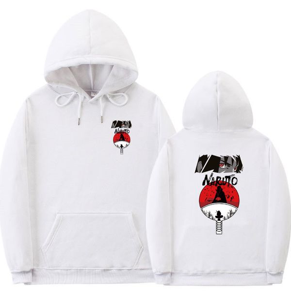 

2021 new naruto hoodies japanese streetwear fleece anime men women cool uchiha hatake uzumaki clan bae sudaderas hoody sweatshirt hko0, Black