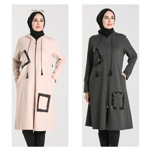 

women's trench coats cap wool fabric clothing fashion women zipper casual, Tan;black