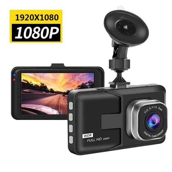 

full hd 1080p dash cam recorder driving for car dvr camera 3" cycle recording night wide angle dashcam video registrar
