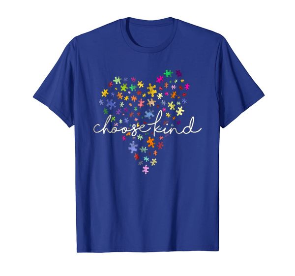 

autism awareness heart choose kind tshirt, White;black