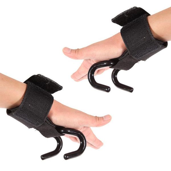 

accessories 1pcs pull-up hook weight lifting wrist band slip belt weightlifting double non squat deadlift fitness s7l3