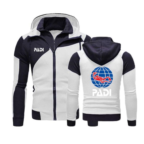 

men's hoodies & sweatshirts 2021 scuba driver padi spring autumn mens itachic sweatshirt hoody fleece cotton zipper male clothing jacke, Black