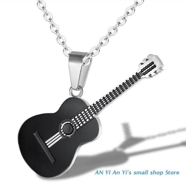 

pendant necklaces guitar necklace 60cm/24in chain musical jewelry gifts, Silver