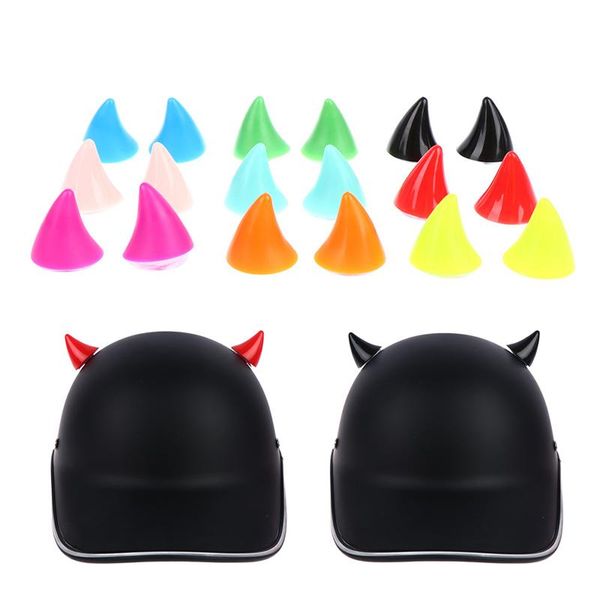 

motorcycle helmets 2pcs helmet horn soft plastic motorbike horns sucker decoration accessories for diy