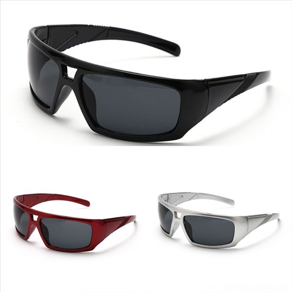 

OCr New men's sunglassesGoggles Sports outdoor riding Frame simple PC New men's sunglassesGoggles Sports Sunglasses outdoor riding Frame, White;black