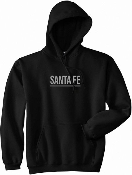 

kings of ny city of santa fe simple underline pullover hoodie hoody r5aa#, Black