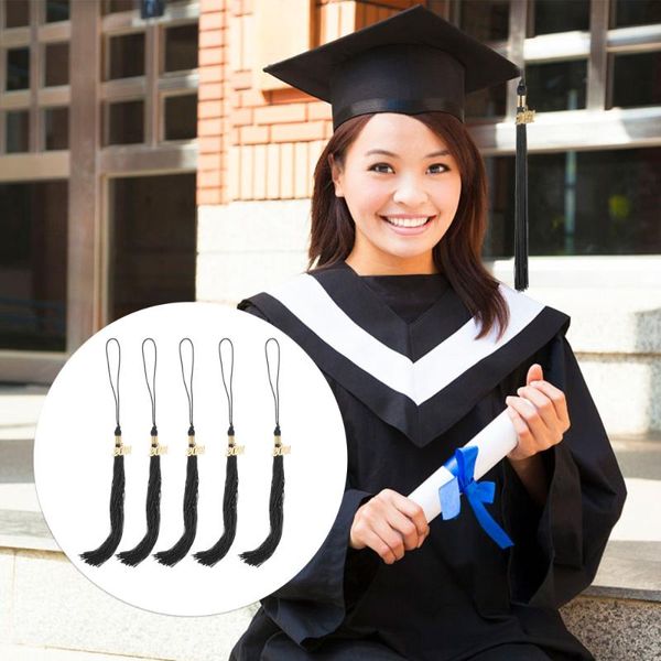 

party hats 8pcs graduation bachelor cap hat tassel 2021 charm hanging pendant