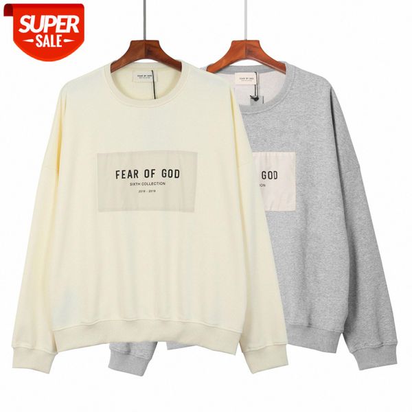 

fear of god long sleeve patch fog pullover #xd7g, Black