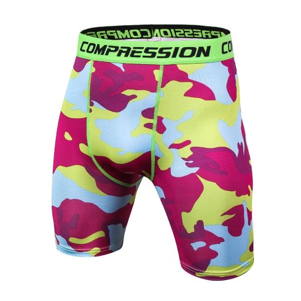 

men summer shorts male compression shorts board bermuda masculine short pants in stock quick-drying camouflage homme, White;black