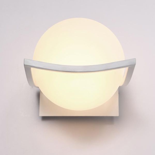 

wall lamp modern minimalist glass ball bedroom bedside living room corridor aisle decorative bathroom light fixture