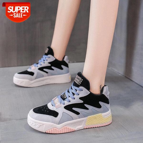 

2020 new breathable women shoes comfortable walking jogging shoes for women sneakers british style running pink green #gx5o